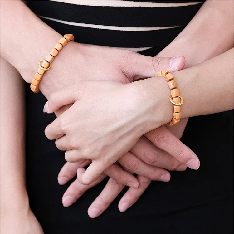 CIROCCO Wooden Bracelets Unisex Good Luck-1