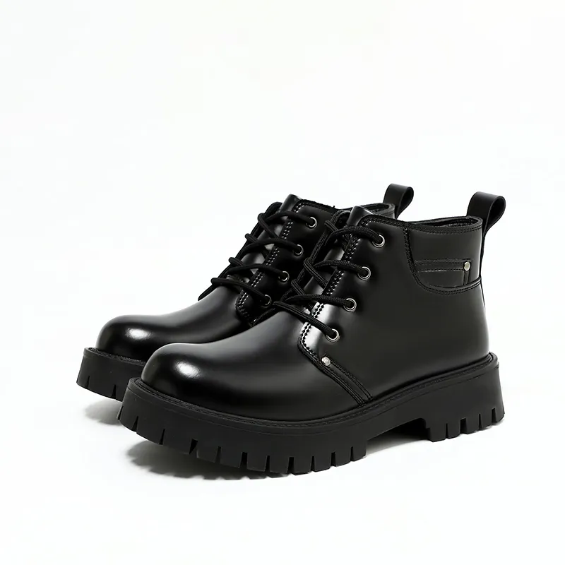 ONN Martin Boots Men Black-2