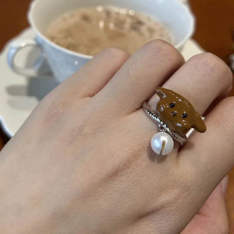 MARSEVEN 925 Sterling Silver Enamel Rings Women's-2