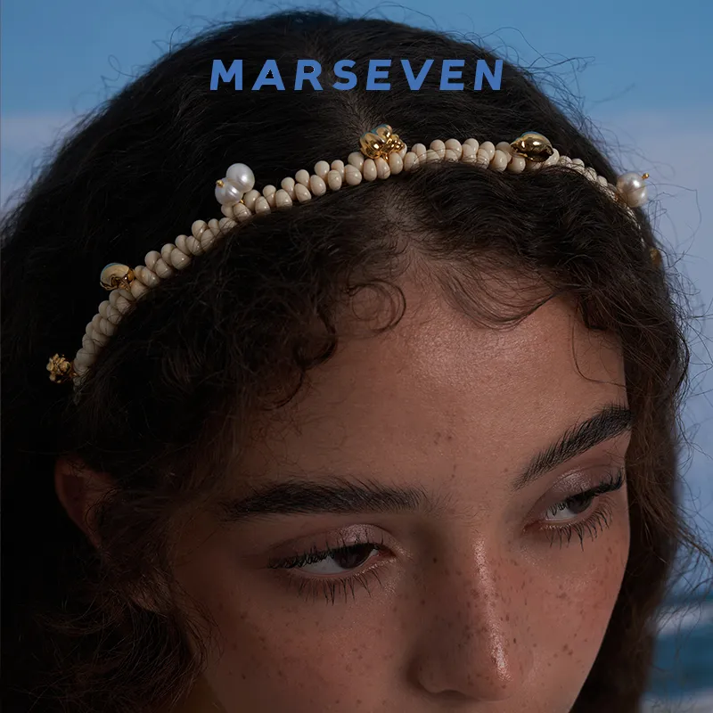 MARSEVEN Copper Gold Plated Stainless Steel Headbands Women's-1