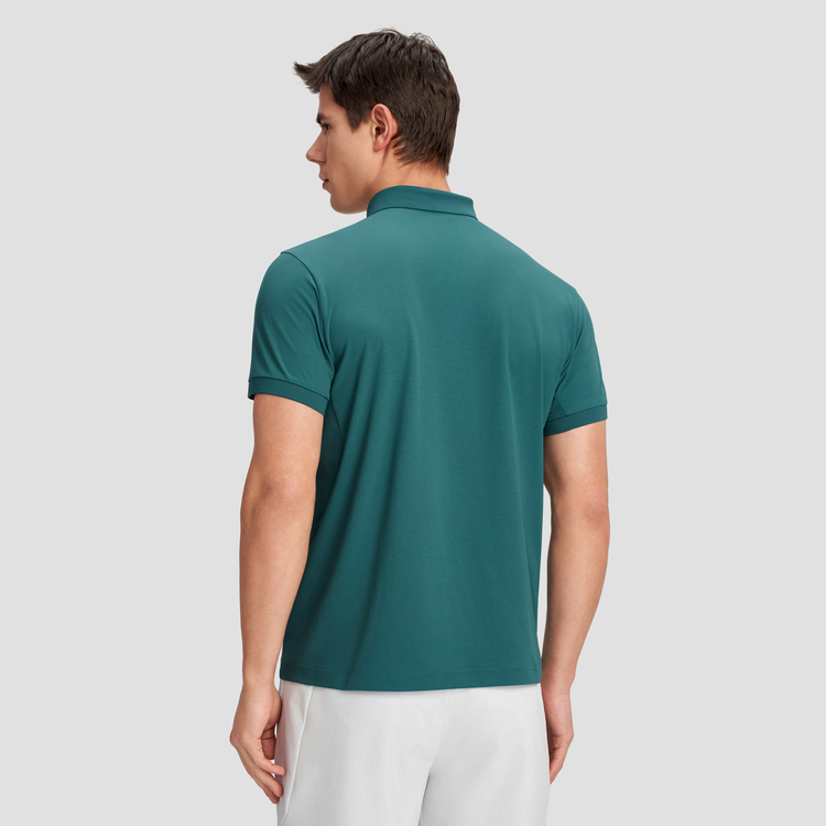 DESCENTE TRAINING Men's Quick-Dry Short-Sleeve Polo Shirt