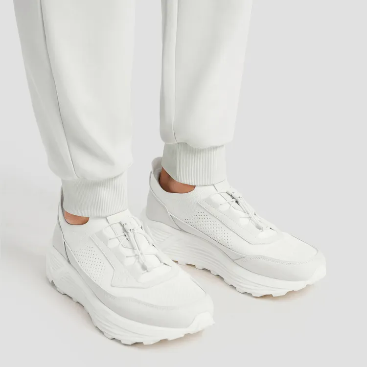 DESCENTE DUALIS Lightweight Low Top Casual Shoes Men's White-3
