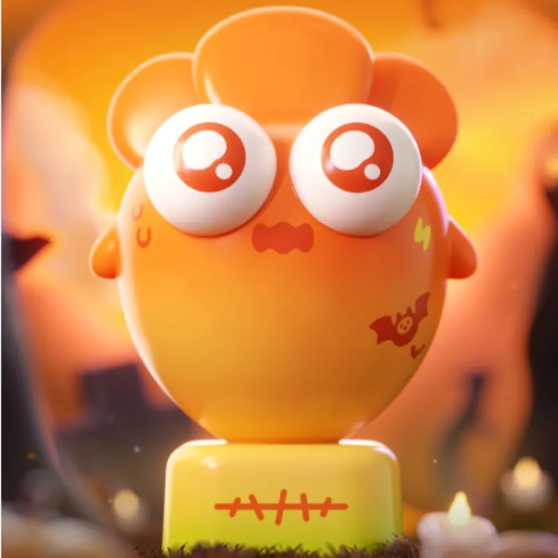 BAOWEILUOBO ABO Halloween Collection, Spooky Pumpkins, Eccentric Clowns, Goodnight Little Ghosts Chibi Figures-2