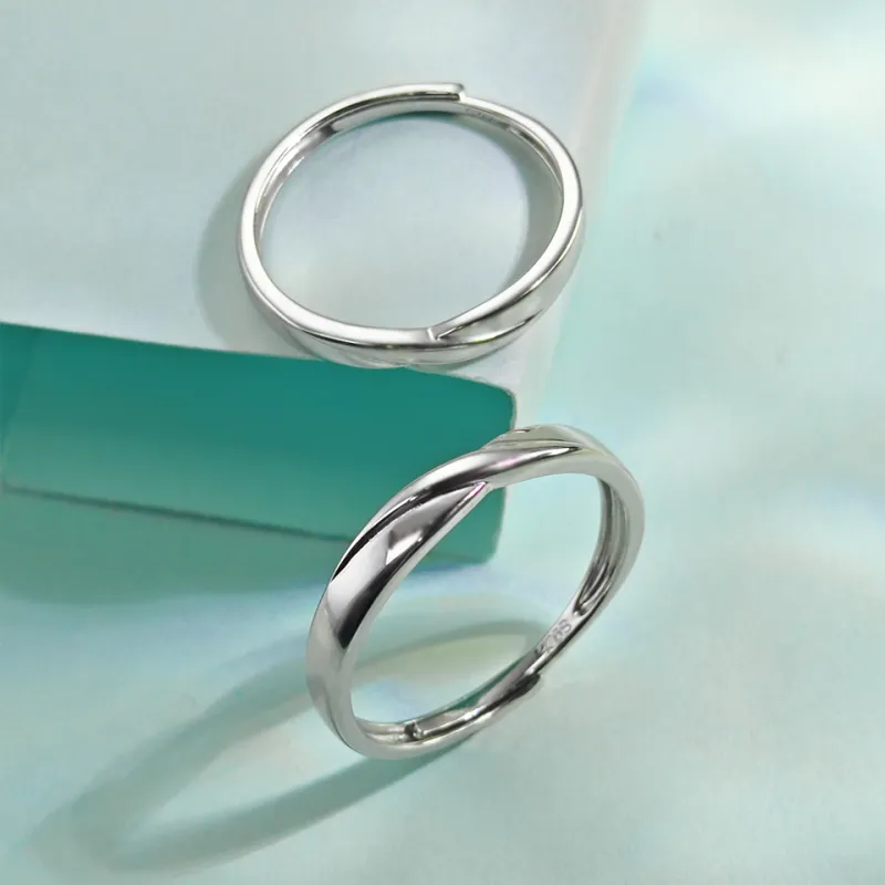 WANBAOYUANZHUBAO Silver 925 Rings Unisex-4