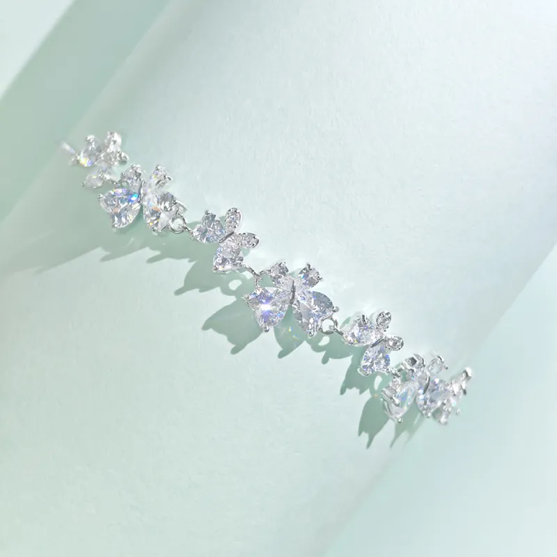 WANBAOYUANZHUBAO 925 Sterling Silver Bracelets Women's-4