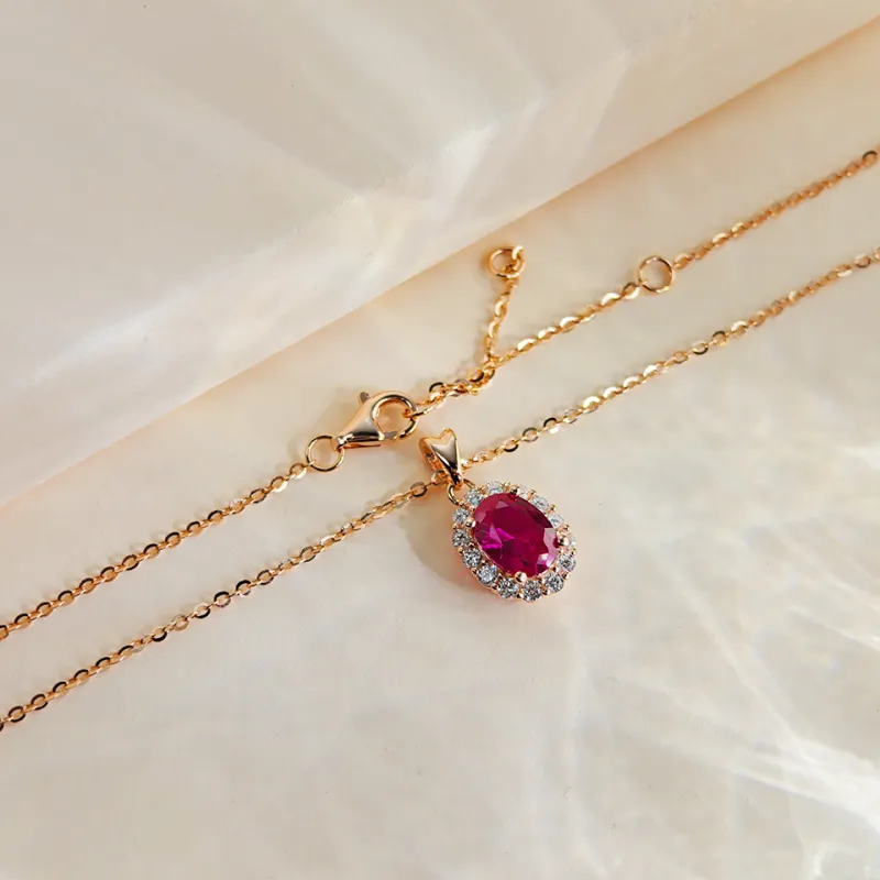 WANBAOYUANZHUBAO 925 Sterling Silver Necklaces Women's-4