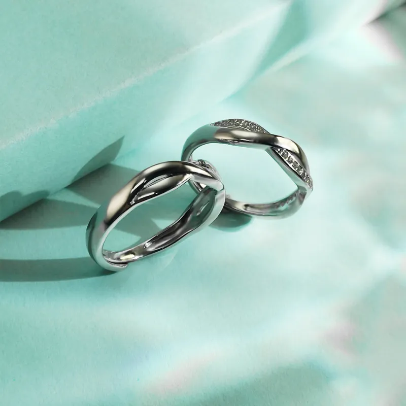 WANBAOYUANZHUBAO 925 Sterling Silver Rings Unisex-3