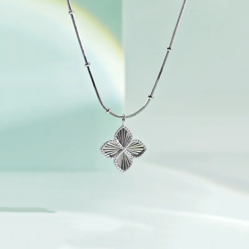 WANBAOYUANZHUBAO 925 Sterling Silver Necklaces Women's-2
