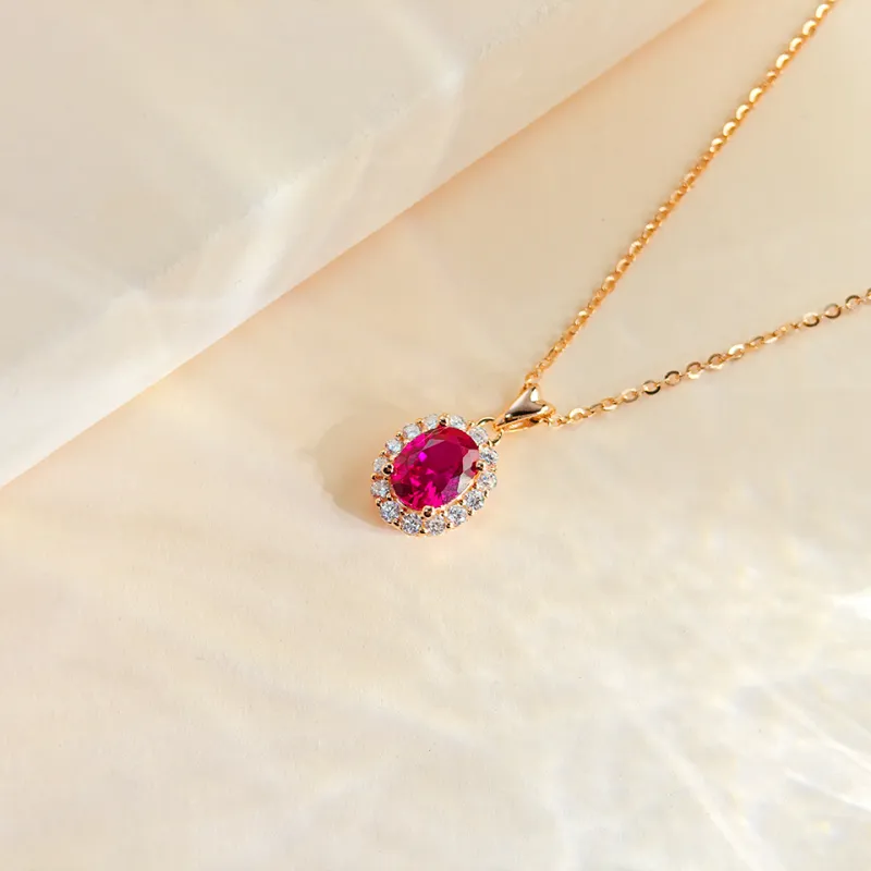 WANBAOYUANZHUBAO 925 Sterling Silver Necklaces Women's-3