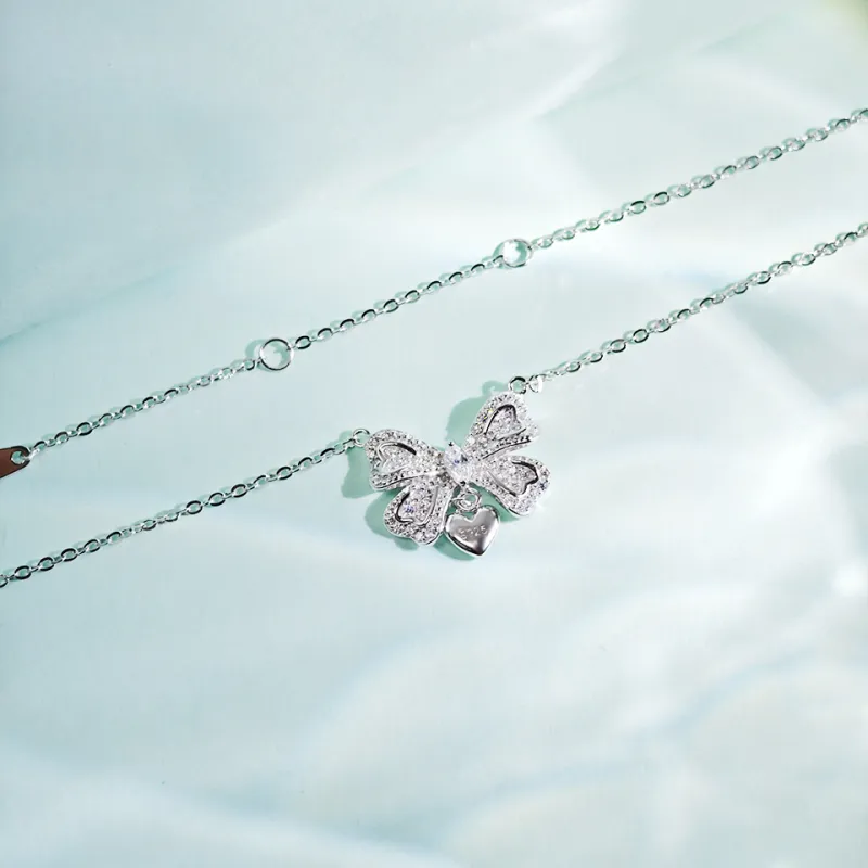 WANBAOYUANZHUBAO 925 Sterling Silver Necklaces Women's-2