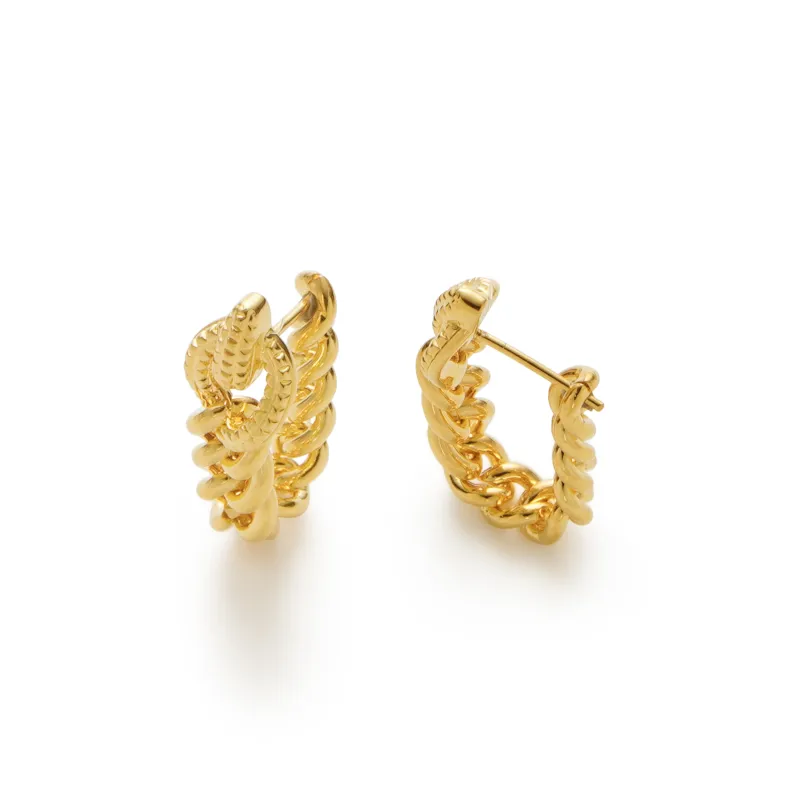 RSNY Gold Plated Copper Earrings Women's-6