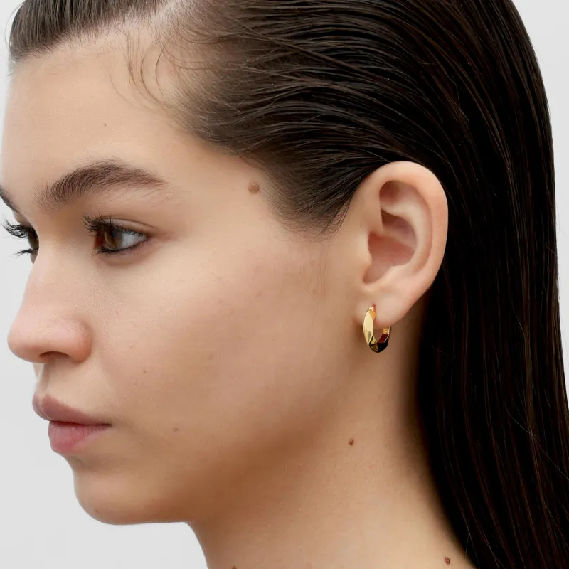 RSNY Gold Plated Copper Earrings Women's-3