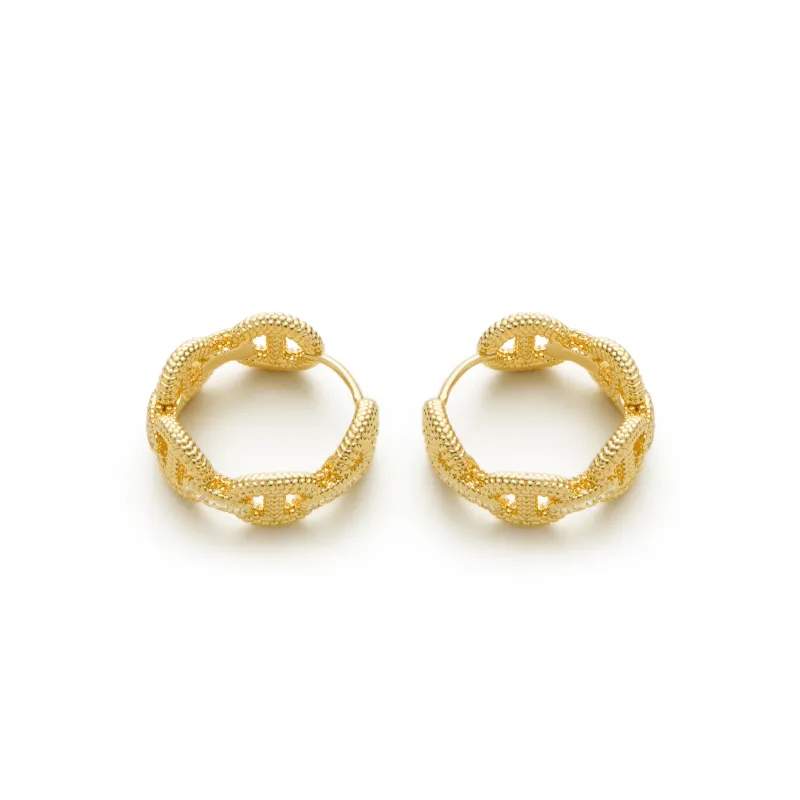 RSNY Gold Plated Copper Earrings Women's-3