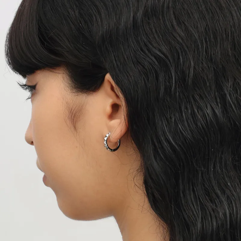 RSNY Hoop Earrings Gold Plated Copper Women's-4