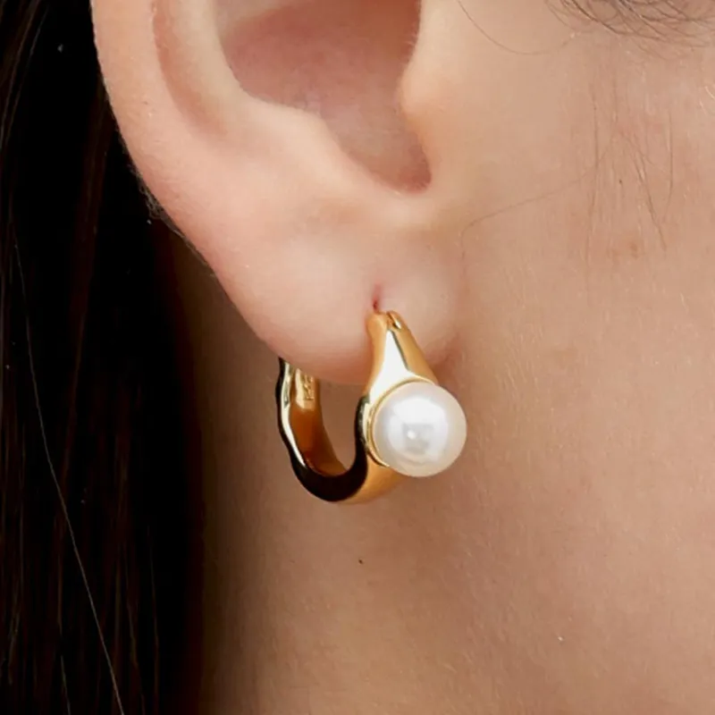 RSNY Gold Plated Copper Earrings Women's-1