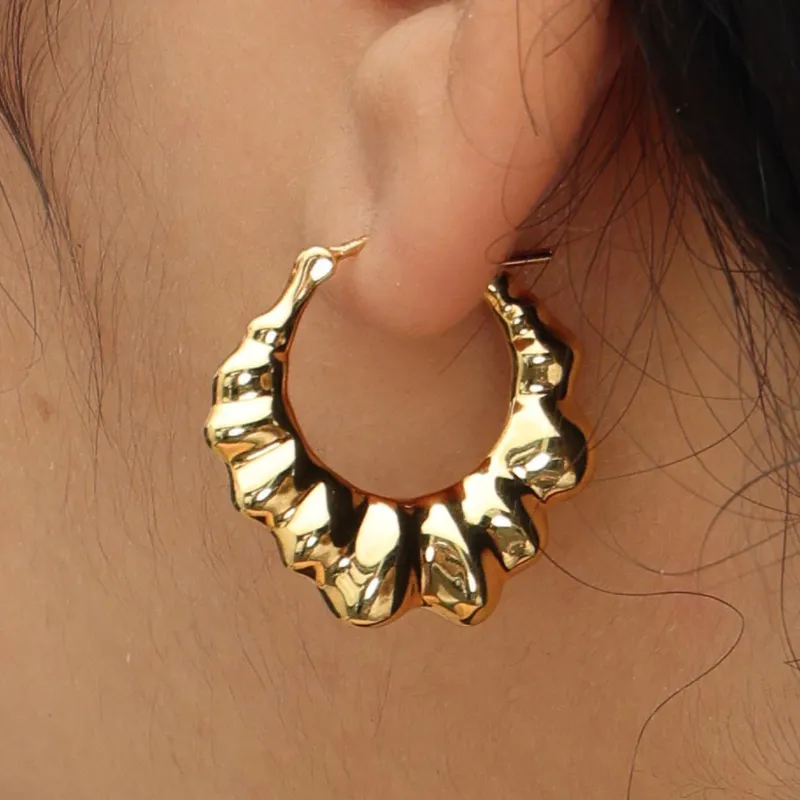 RSNY Gold Plated Copper Earrings Women's-5