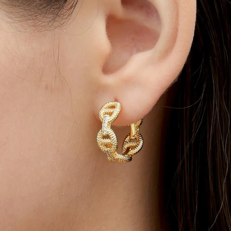 RSNY Gold Plated Copper Earrings Women's-2