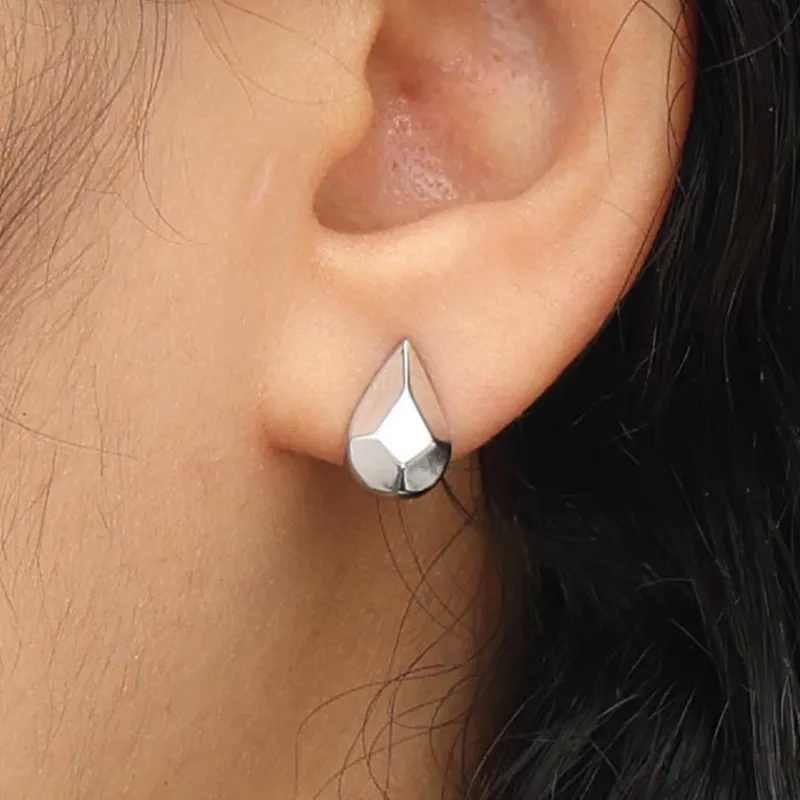 RSNY Gold Plated Copper Stud Earrings Women's-5