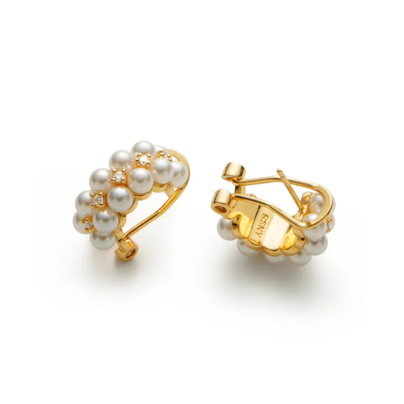 RSNY Gold Plated Copper Earrings Women's-3