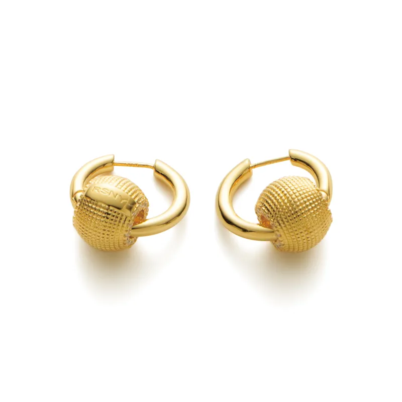 RSNY Gold Plated Copper Earrings Women's-5