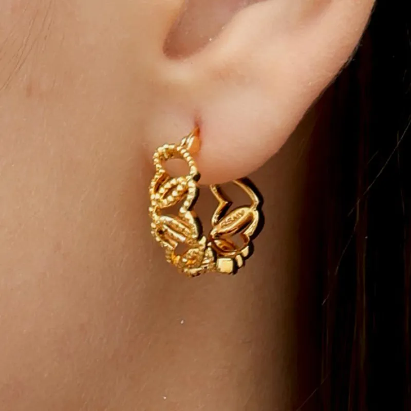 RSNY Gold Plated Copper Earrings Women's-3
