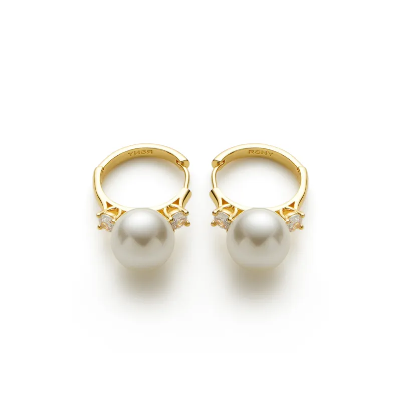 RSNY Gold Plated Copper Earrings Women's-3