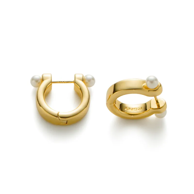 RSNY Gold Plated Copper Earrings Women's-3