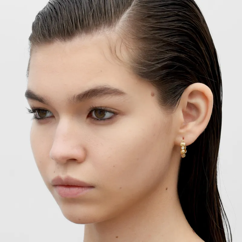 RSNY Gold Plated Copper Earrings Women's-1