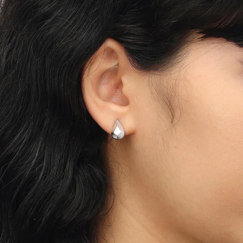 RSNY Gold Plated Copper Stud Earrings Women's-3