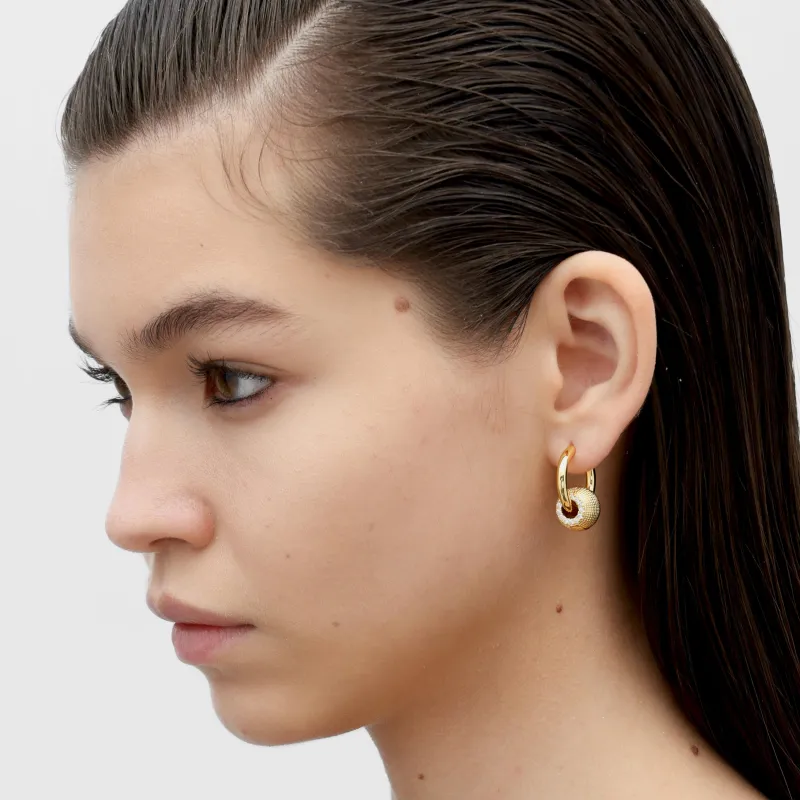 RSNY Gold Plated Copper Earrings Women's-1