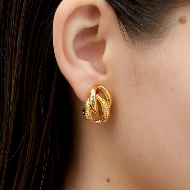 RSNY Gold Plated Copper Earrings Women's-2