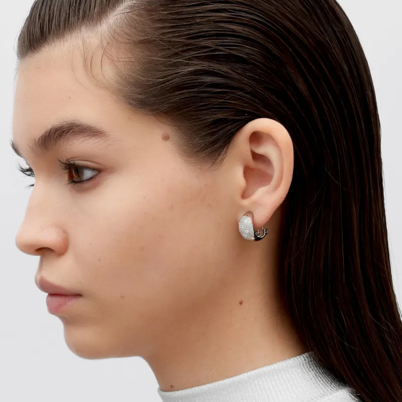 RSNY Rhodium plated Copper Earrings Women's-1