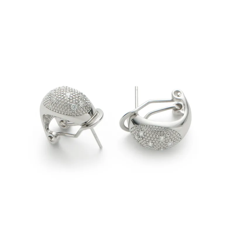 RSNY Rhodium plated Copper Earrings Women's-4