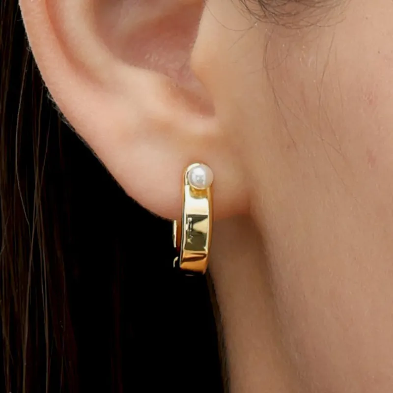 RSNY Gold Plated Copper Earrings Women's-1