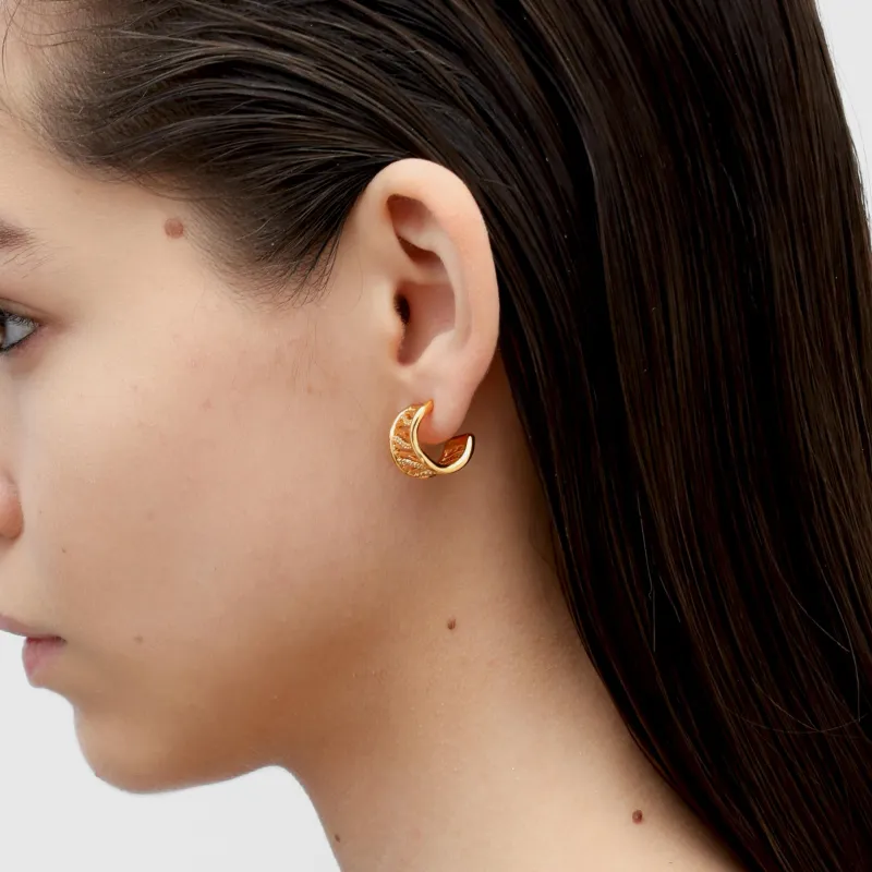 RSNY Gold Plated Copper Earrings Women's-1