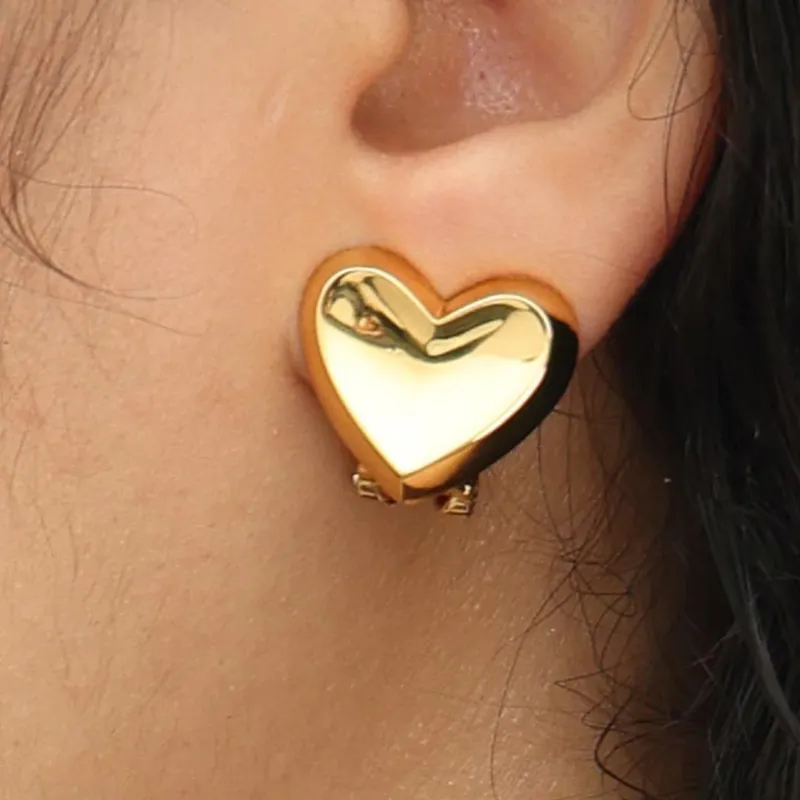 RSNY Gold Plated Copper Stud Earrings Women's-5