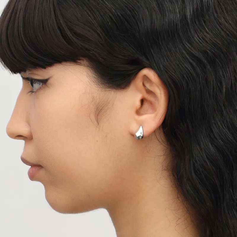 RSNY Gold Plated Copper Stud Earrings Women's-4