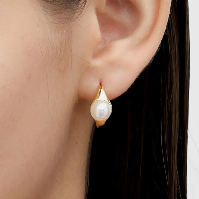 RSNY Gold Plated Copper Earrings Women's-2