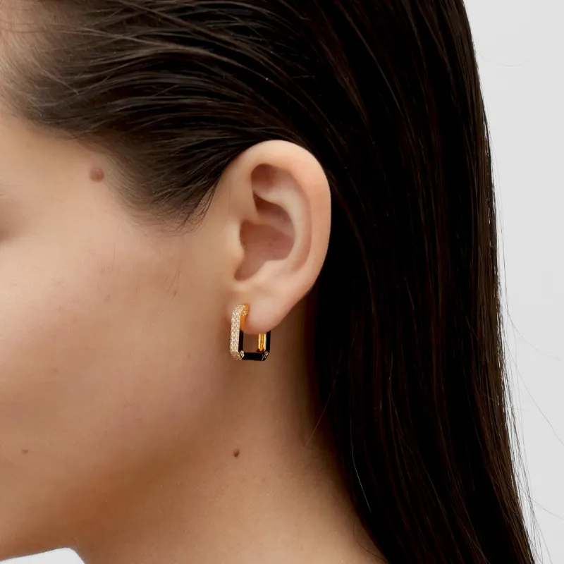 RSNY Gold Plated Copper Earrings Women's-1