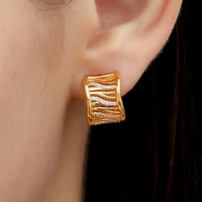 RSNY Gold Plated Copper Earrings Women's-3