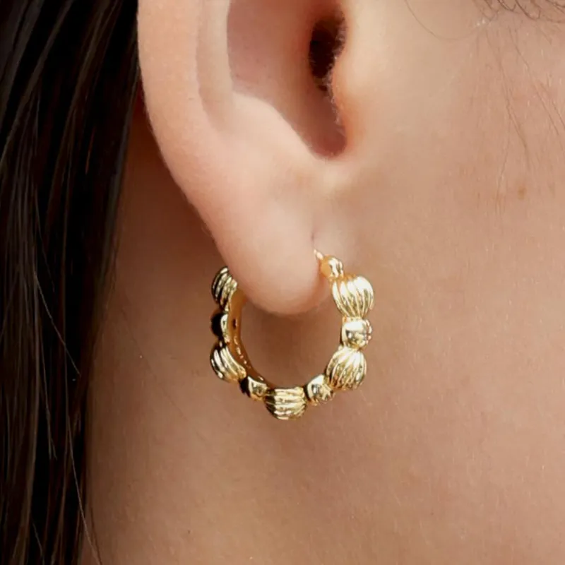 RSNY Gold Plated Copper Earrings Women's-2