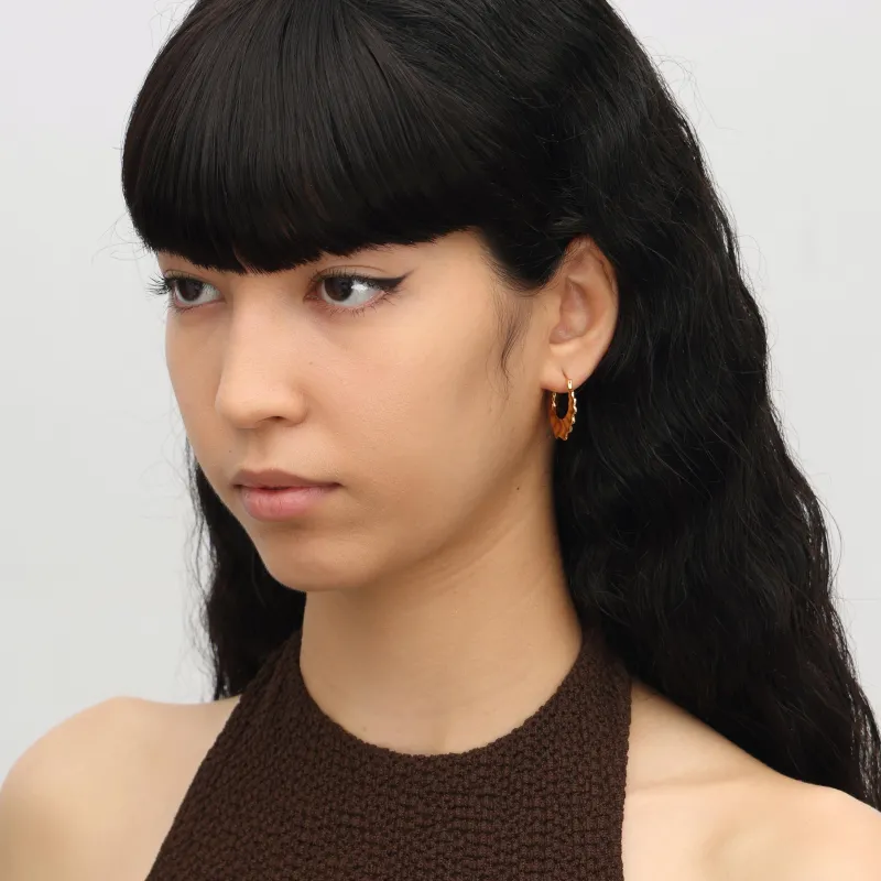 RSNY Gold Plated Copper Earrings Women's-1
