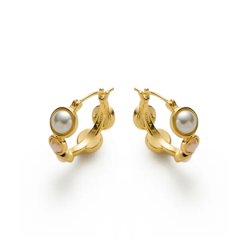 RSNY Gold Plated Copper Earrings Women's-4