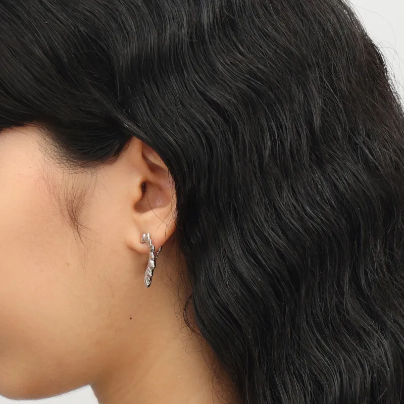 RSNY Gold Plated Copper Stud Earrings Women's-4