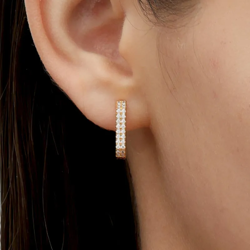 RSNY Gold Plated Copper Earrings Women's-2