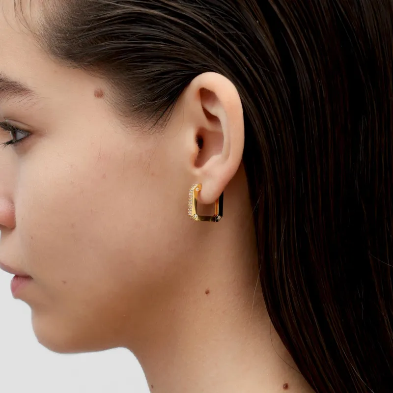 RSNY Gold Plated Copper Earrings Women's-3