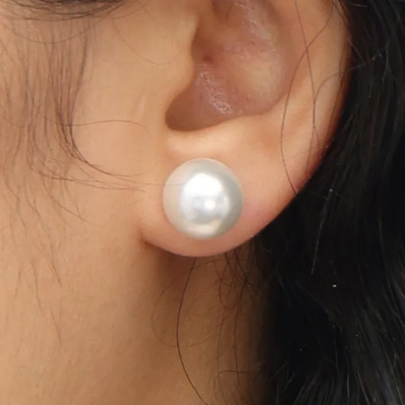 RSNY Gold Plated Copper Stud Earrings Women's-4