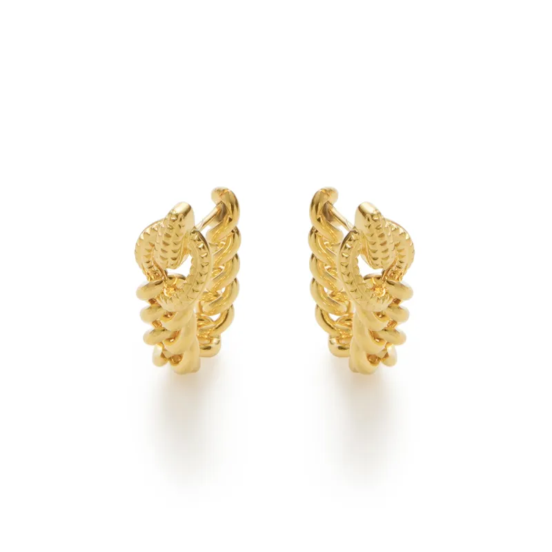 RSNY Gold Plated Copper Earrings Women's-5