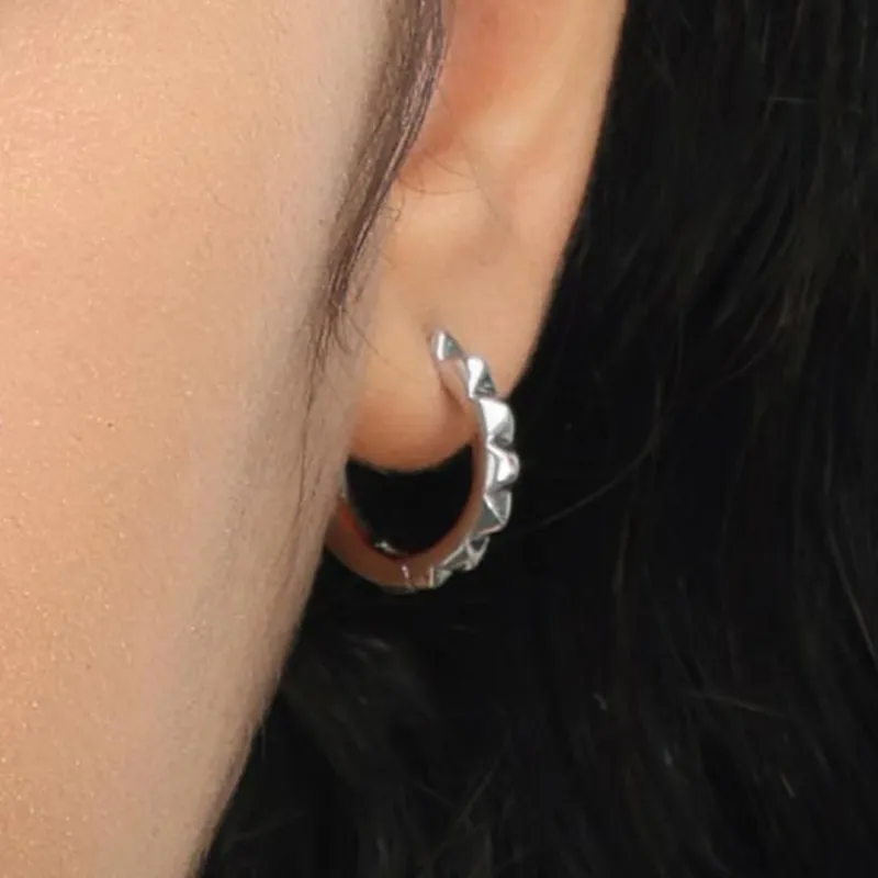 RSNY Hoop Earrings Gold Plated Copper Women's-5