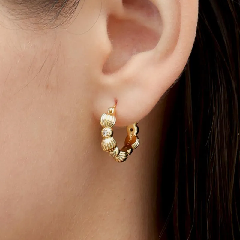 RSNY Gold Plated Copper Earrings Women's-3